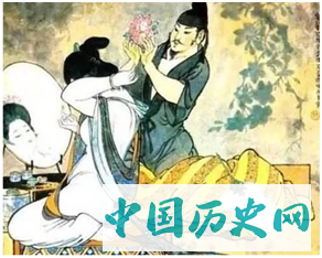 〓 李白与妻子宗氏的绘画