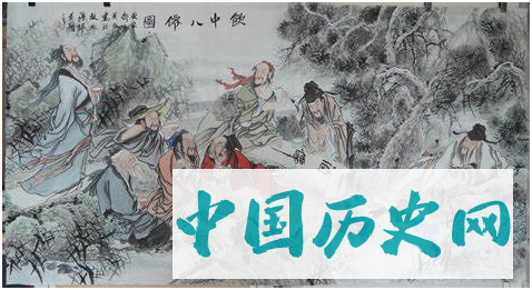 〓 饮中八仙绘画