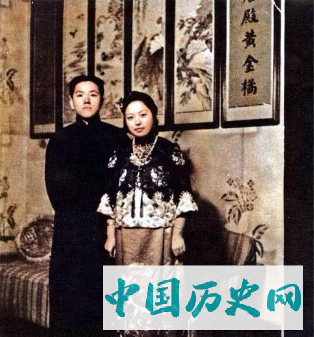 颜值爆表的袁世凯家人老照片，女子仙姿玉貌，男子临风玉树