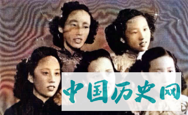 颜值爆表的袁世凯家人老照片，女子仙姿玉貌，男子临风玉树