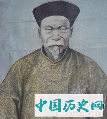 李鸿章访欧时，西方媒体为其绘制的肖像画