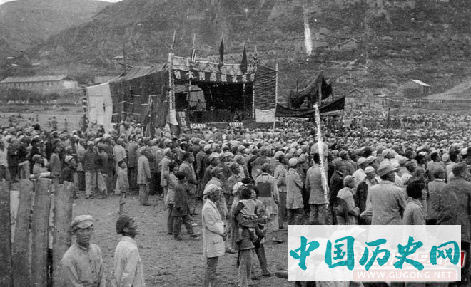 延安庆祝抗战胜利大会