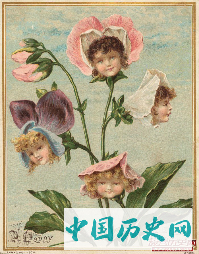 十九世纪英国维多利亚时代的圣诞卡这也太吓人了