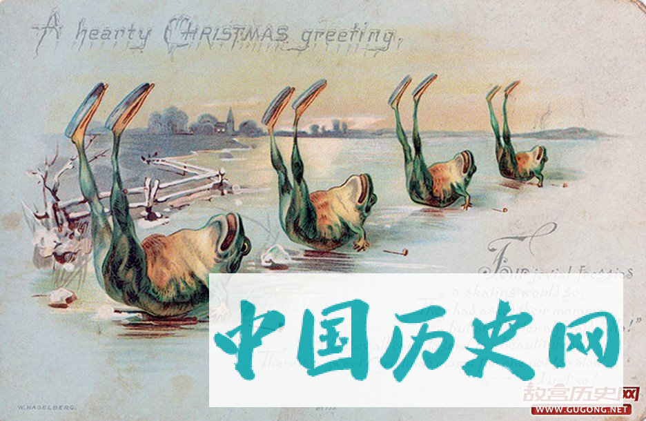 十九世纪英国维多利亚时代的圣诞卡这也太吓人了