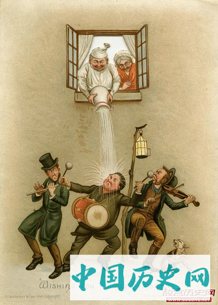 十九世纪英国维多利亚时代的圣诞卡这也太吓人了