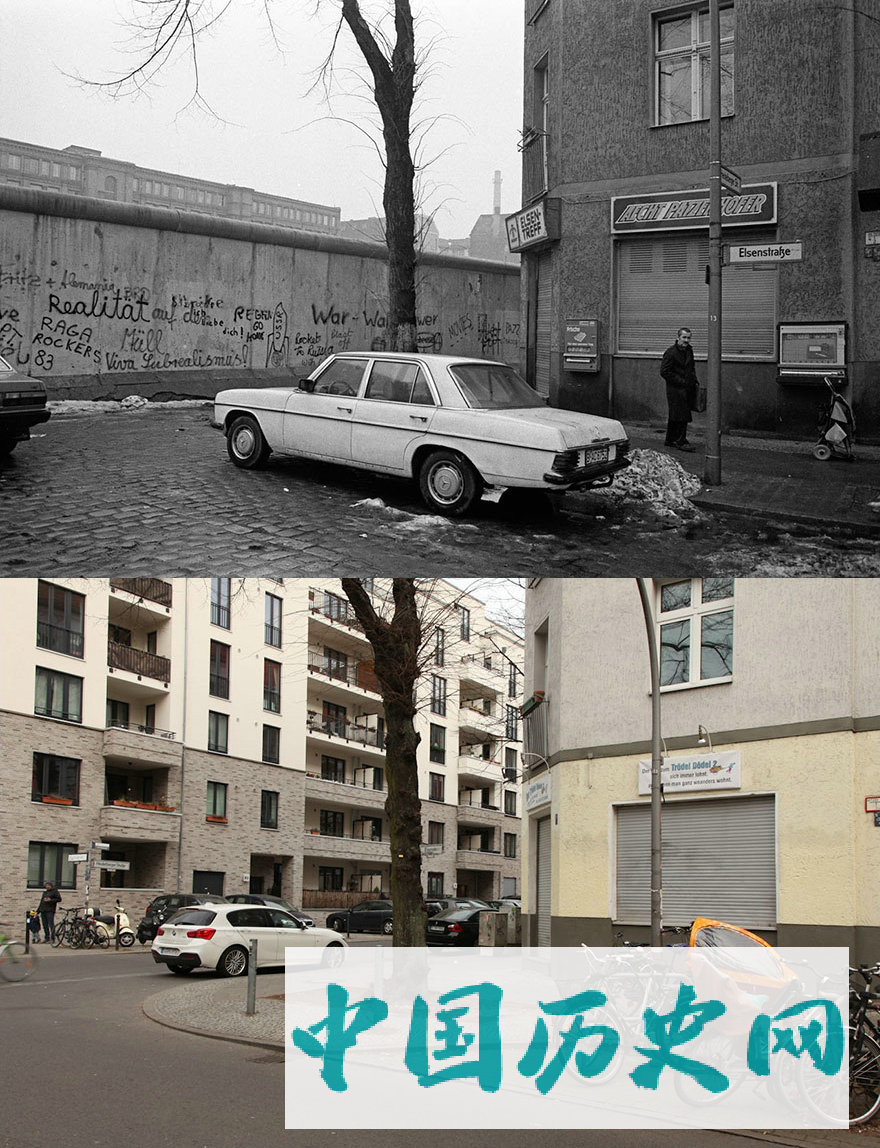 跨越30年，摄影师拍摄柏林墙拆除前后的对比照