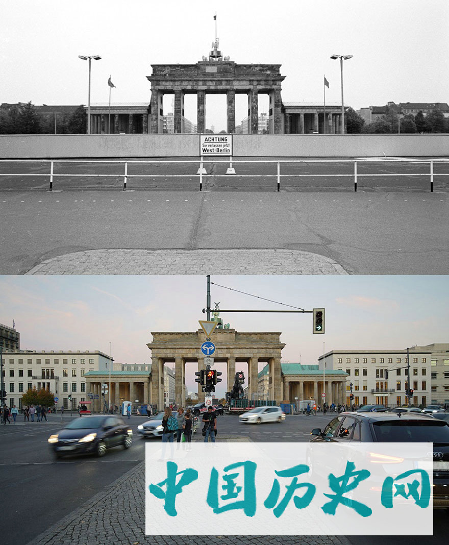 跨越30年，摄影师拍摄柏林墙拆除前后的对比照