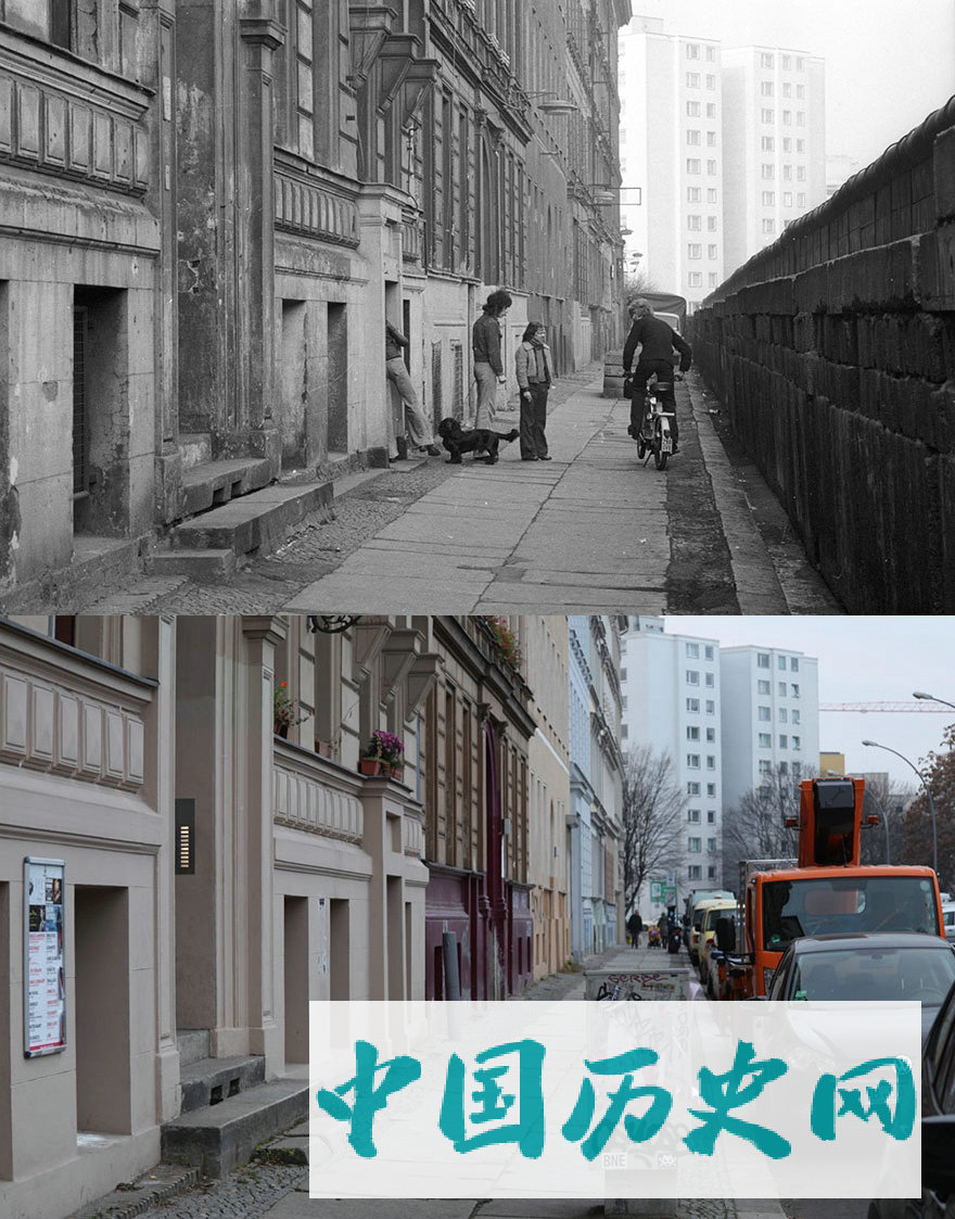跨越30年，摄影师拍摄柏林墙拆除前后的对比照