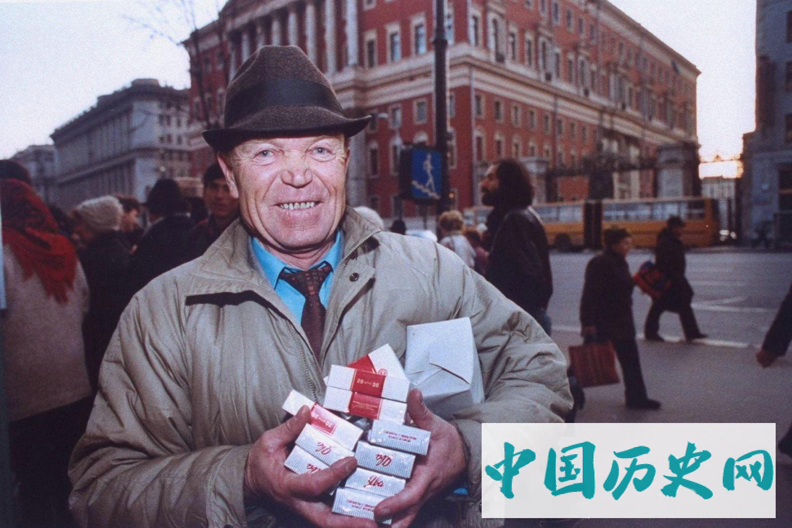 老照片：1991年苏联那些可怜的老百姓