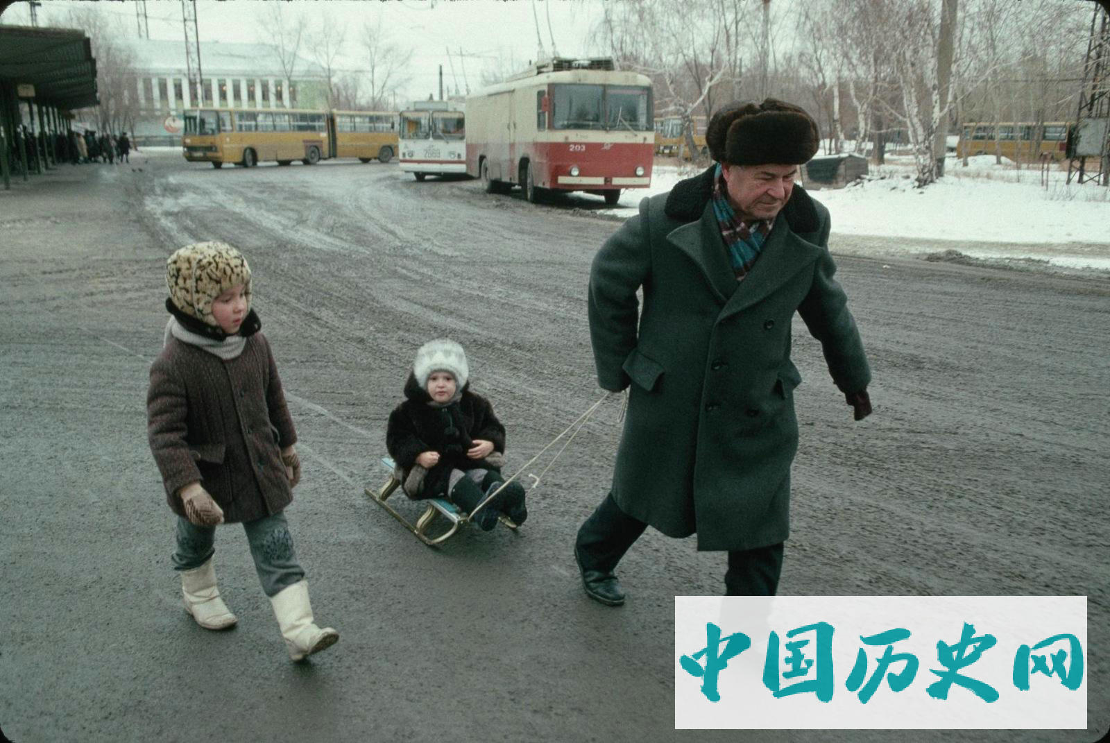 老照片：1991年苏联那些可怜的老百姓