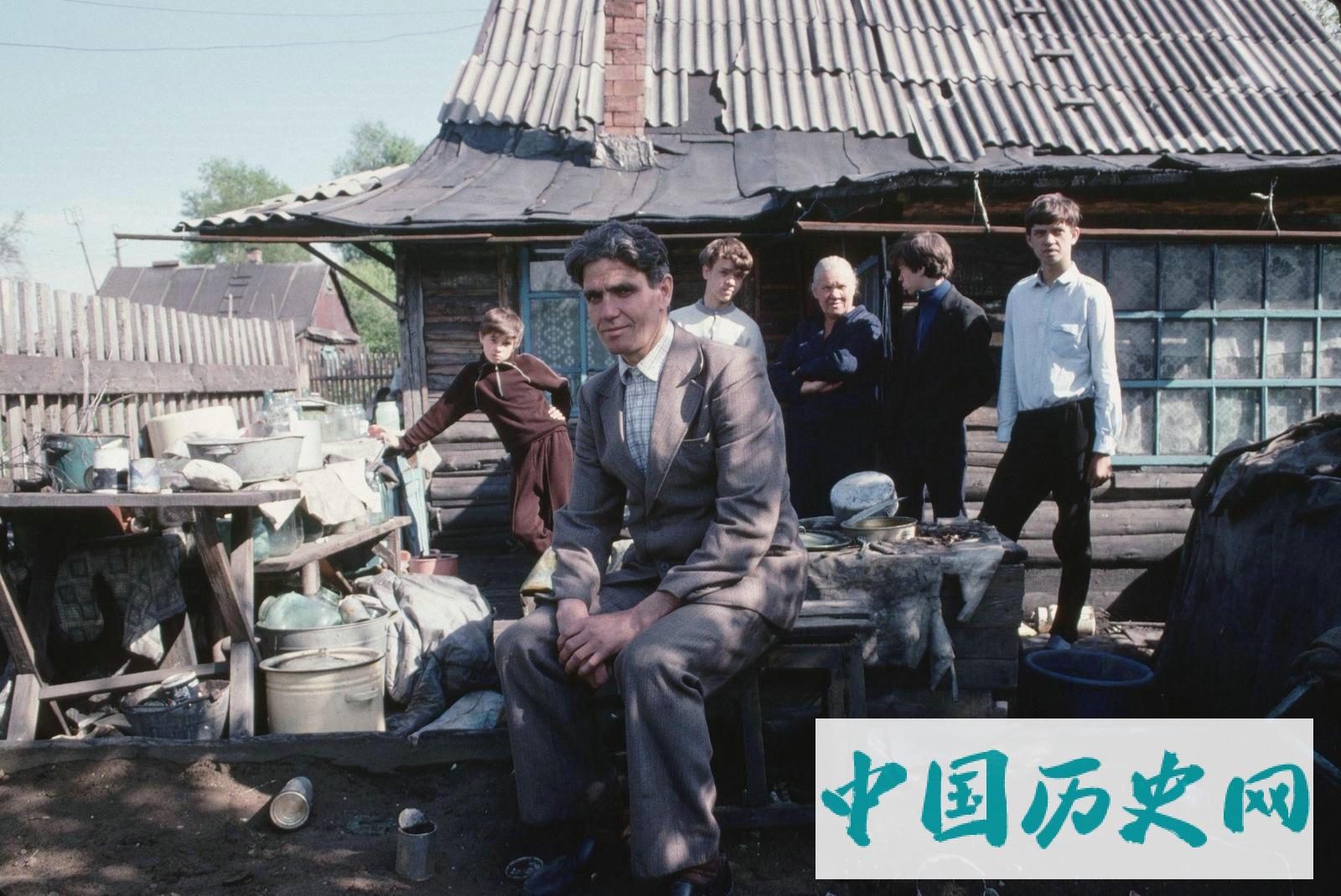 老照片：1991年苏联那些可怜的老百姓