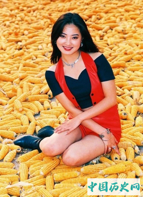 九十年代特有的记忆，美女泳装挂历老照片