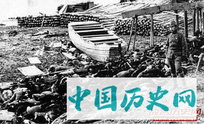 南京下关码头尸体堆积如山