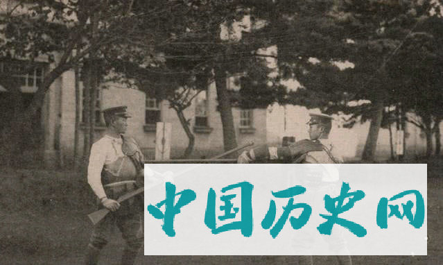 老照片：日军鬼子在训练，难得一见的照片