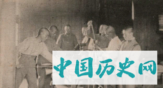 老照片：日军鬼子在训练，难得一见的照片