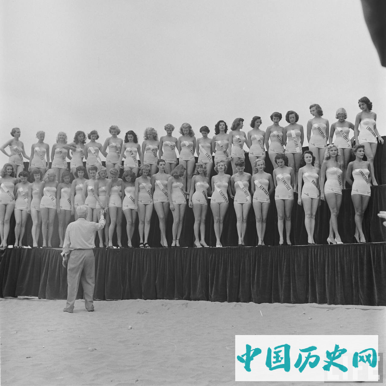 1952年首届世界环球小姐选美赛投降没几年的日本也参加了
