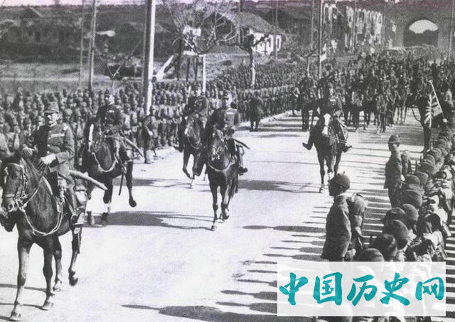 侵华日军攻陷南京老照片对城内百姓大屠杀