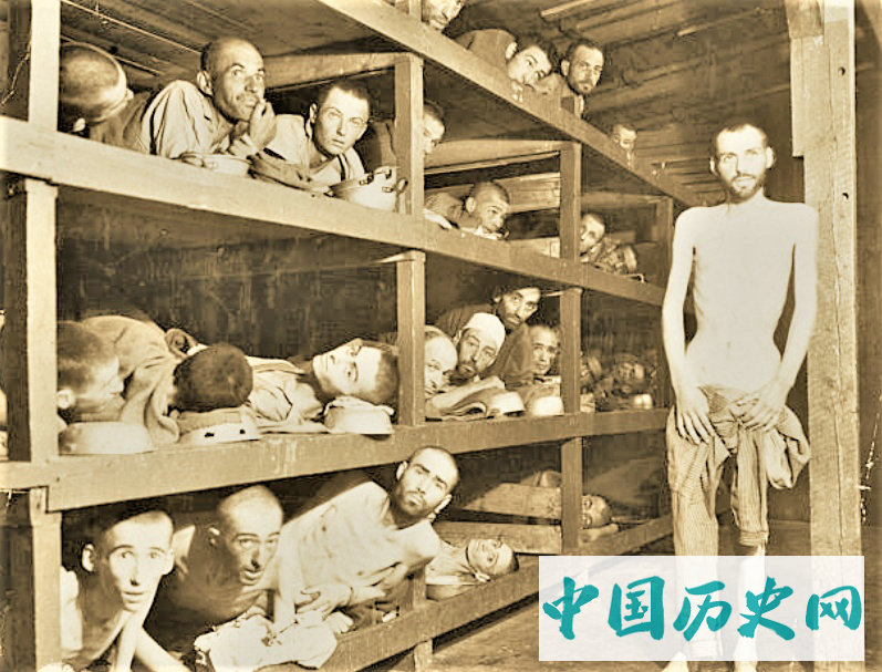 二战时期纳粹集中营老照片铁栏之内俨然是地狱