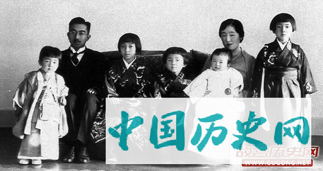 1936年，裕仁天皇一家。