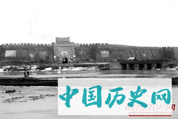 河南老照片：1938年的河南 壮观的许昌城墙