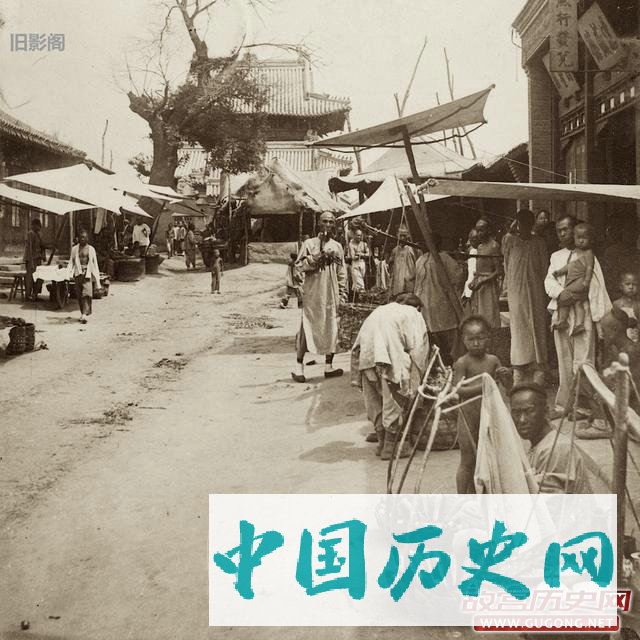 天津老照片：袁世凯治下直隶天津 1905年的街景