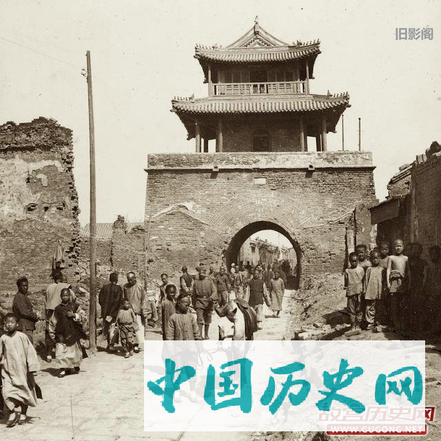 天津老照片：袁世凯治下直隶天津 1905年的街景