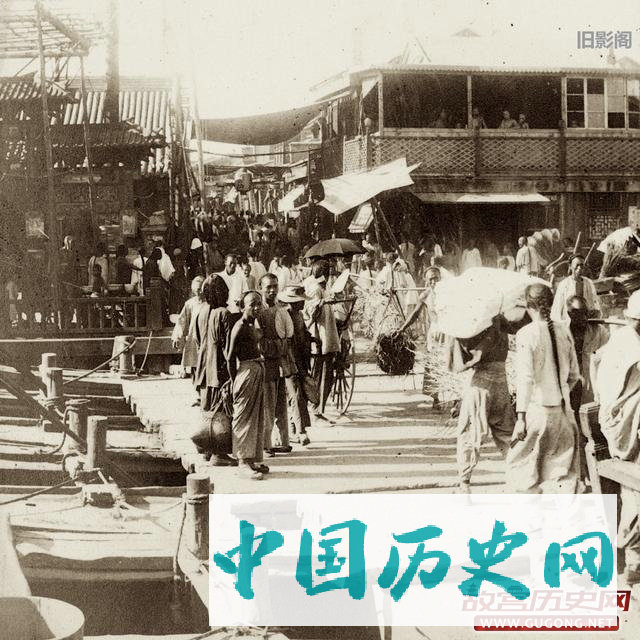 天津老照片：袁世凯治下直隶天津 1905年的街景