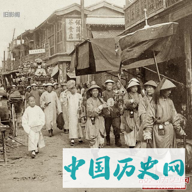天津老照片：袁世凯治下直隶天津 1905年的街景