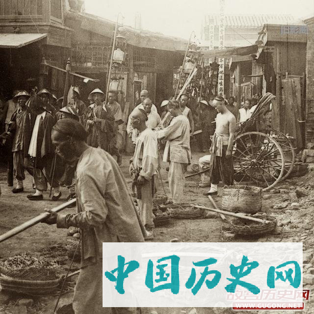 天津老照片：袁世凯治下直隶天津 1905年的街景