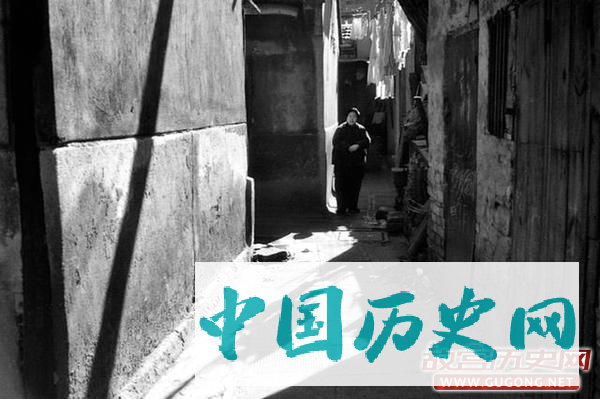 上海老照片：二十年前的老街 上海潭子湾地区