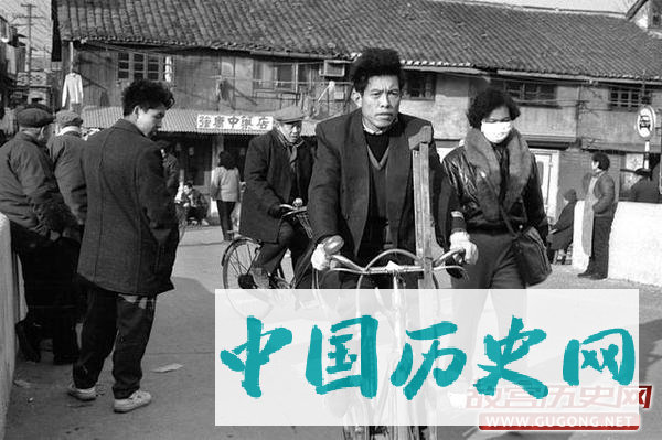 上海老照片：二十年前的老街 上海潭子湾地区