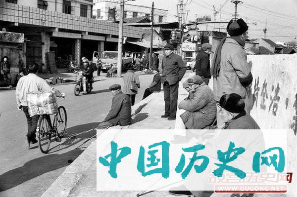 上海老照片：二十年前的老街 上海潭子湾地区