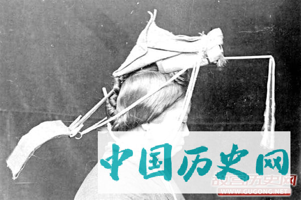 福州老照片：二十世纪初的福州女 传统头饰三把刀