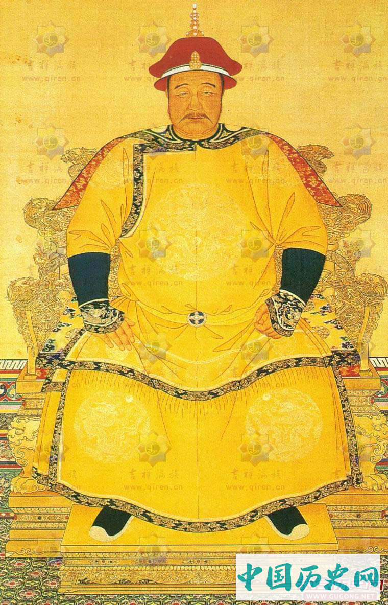 清朝皇帝画像：清朝历代皇帝画像与介绍