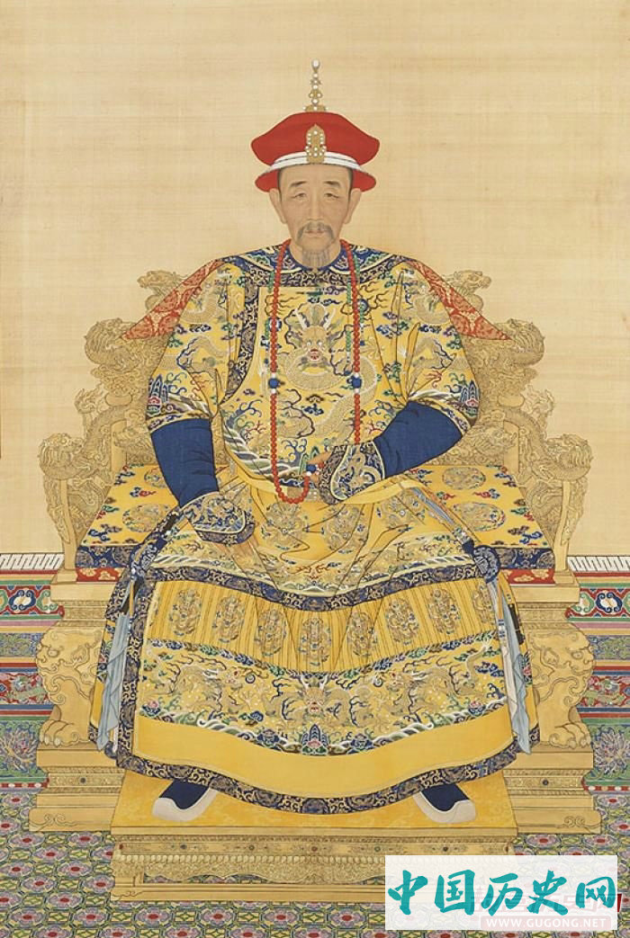 清朝皇帝画像：清朝历代皇帝画像与介绍