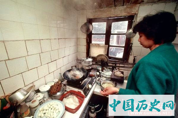上海老照片：走进上海人家 1993年