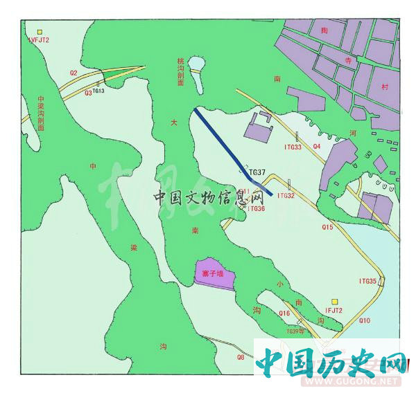 山西襄汾陶寺遗址宫城及门址