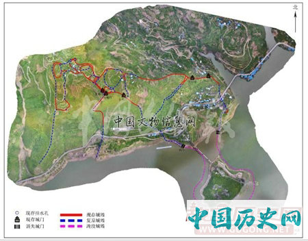 重庆奉节南宋白帝城遗址