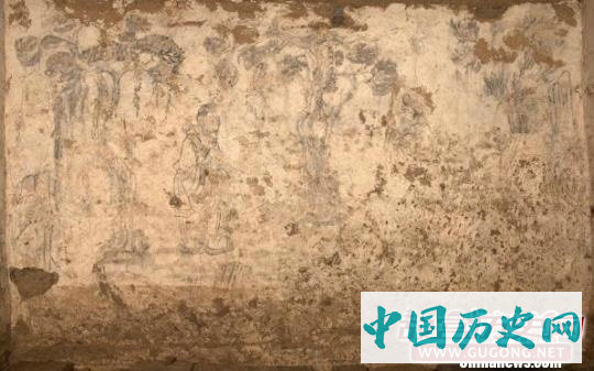 陕西咸阳市武功县发现唐代壁画墓