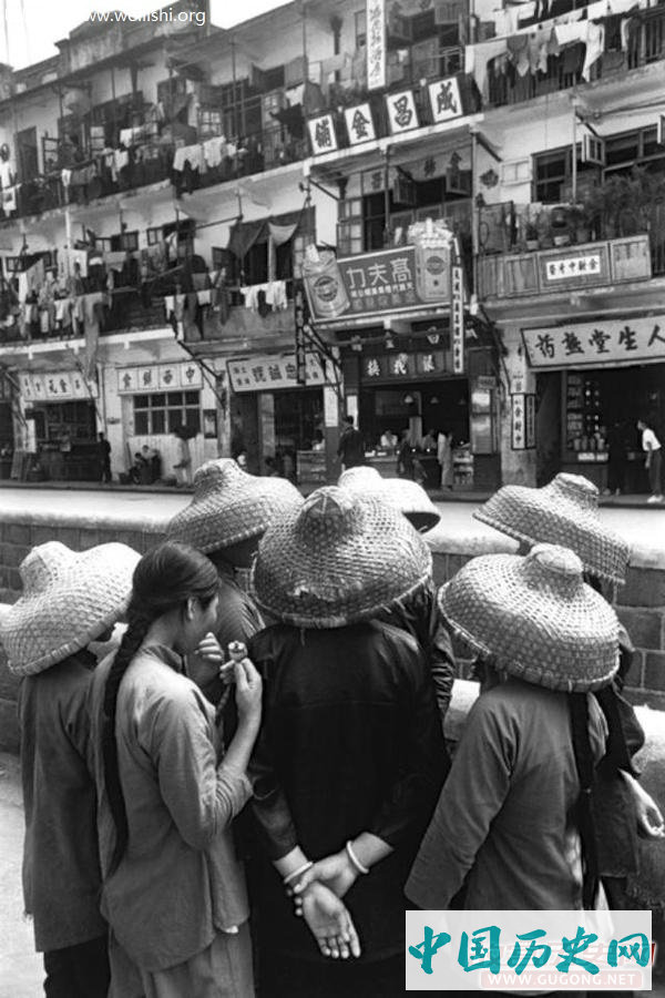 香江老照片：繁华背后的香江渔家 1952年