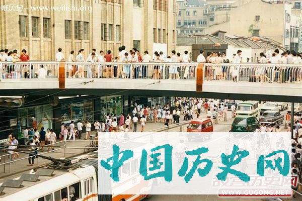 上海老照片：旅游者上海所见 1987年
