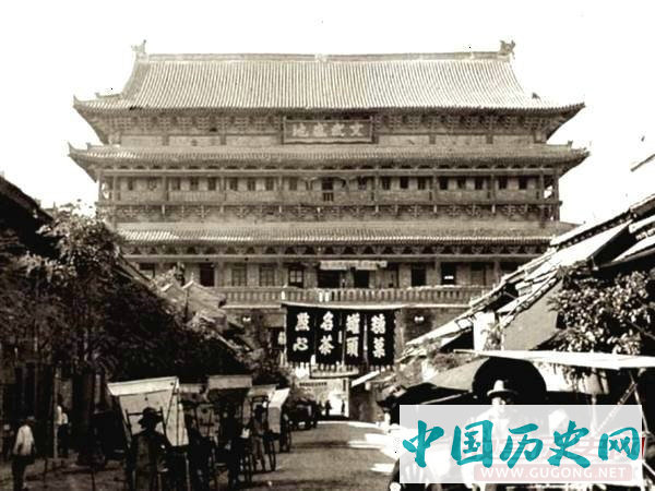 西安老照片：1936年的西安古城