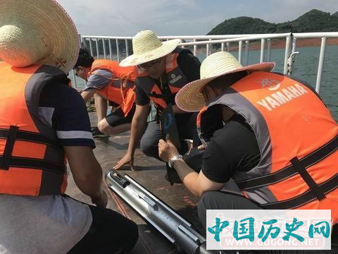 湖南资兴东江湖库区启动侧扫声呐尝试水下考古调查