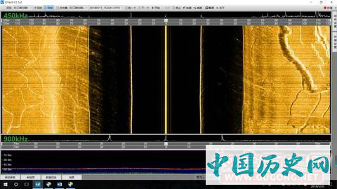 湖南资兴东江湖库区启动侧扫声呐尝试水下考古调查