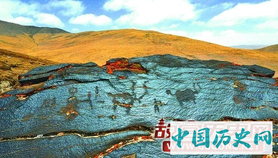 三江源通天河流域发现两千年前岩画