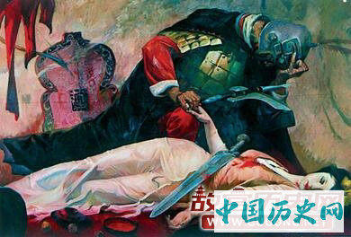 虞姬拔刀自刎原本只是想激起项羽的斗志！