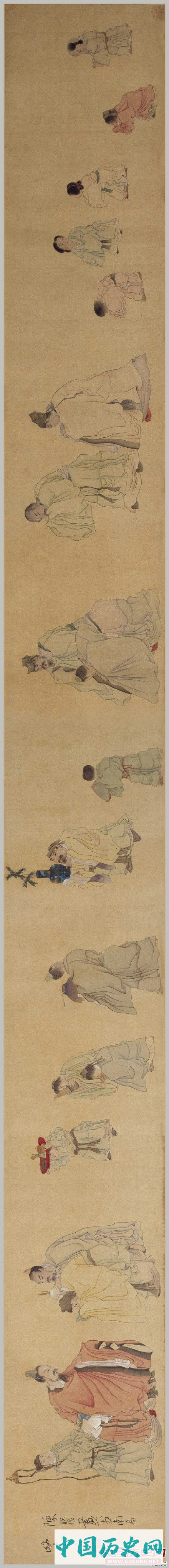 明末清初陈洪绶《晋爵图》
