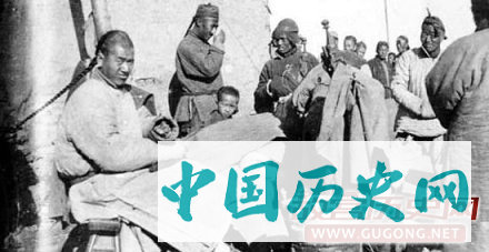 晚清1908年剃头三十文 梳辫二十文