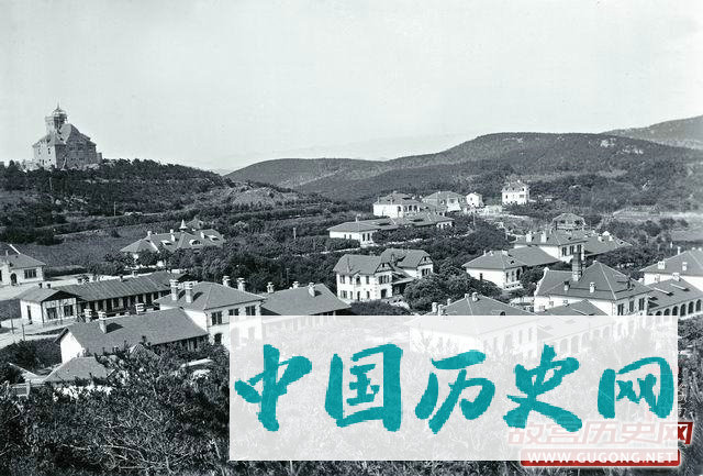 青岛老照片：曾经的德国胶澳总督府