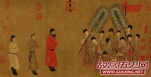 历史名画步辇图描述的是什么内容?
